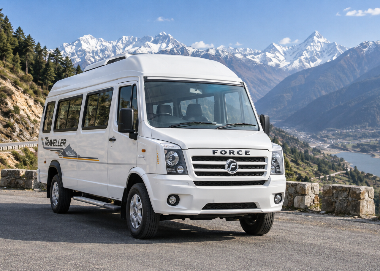 Force Tempo Traveller available from Suman Vacations